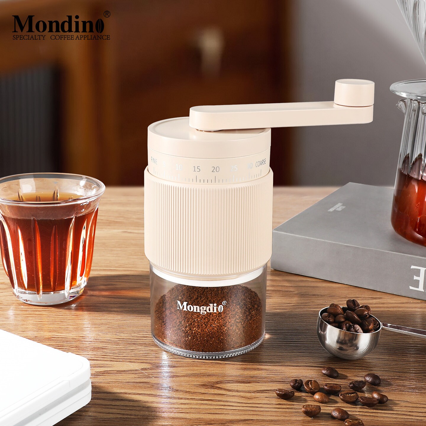 手摇磨豆机家用小型便携咖啡豆研冲磨粉器具磨机手动咖啡研磨器手