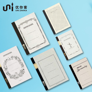 日本TSUBAMENOTE胶订笔记本燕本子记事本富乐斯纸横线方格东京天空树燕子复古本子 优你客旗舰店