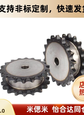 40B 50B传动双列型链轮双排SP40SD SP50SD 12 13 14 15 16~21 齿