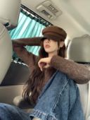 松未韵一 奢丽贵气 王道内搭 soolrok 金线针织毛衣女软糯套头衫