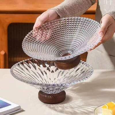 水果盘客厅上档次水果盘法式复古风家居加厚水果盘高精致