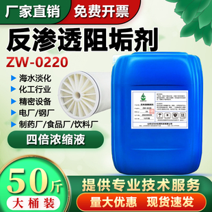 反渗透膜阻垢剂220浓缩型食品级纯净水设备2040倍稀释RO膜分散剂