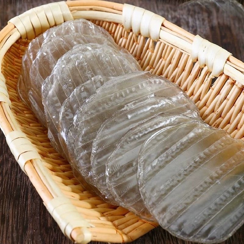 红薯大粉皮 凉拌 炖菜筋道好吃 鸡蛋粉皮 河南许昌禹州特产 传统