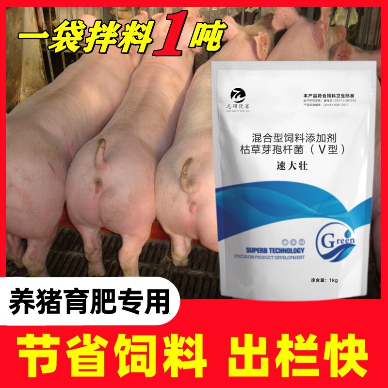 速大壮育肥猪用增肥催肥小猪贪吃猛长增重长得快猪日长饲料添加剂