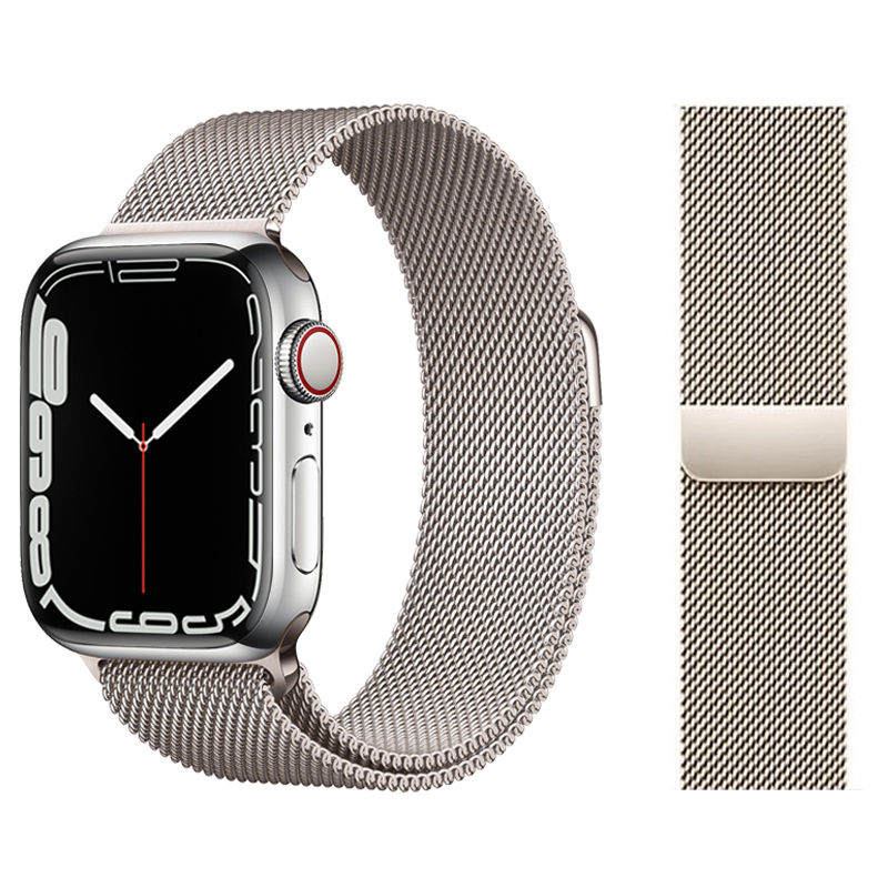 适用苹果iwatchs10手表带金属