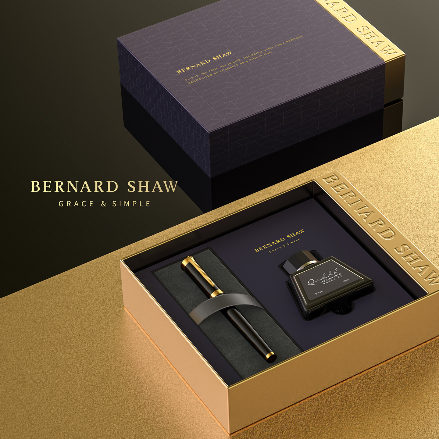 Bernard Shaw萧伯纳钢笔套装荣光系列墨水笔德国镀金笔商务男士高档定制女生专用礼物送礼品情人节教师节,文具电教/文化用品/商务用品,钢笔,淘宝优惠券,粉丝福利购,淘宝优惠卷