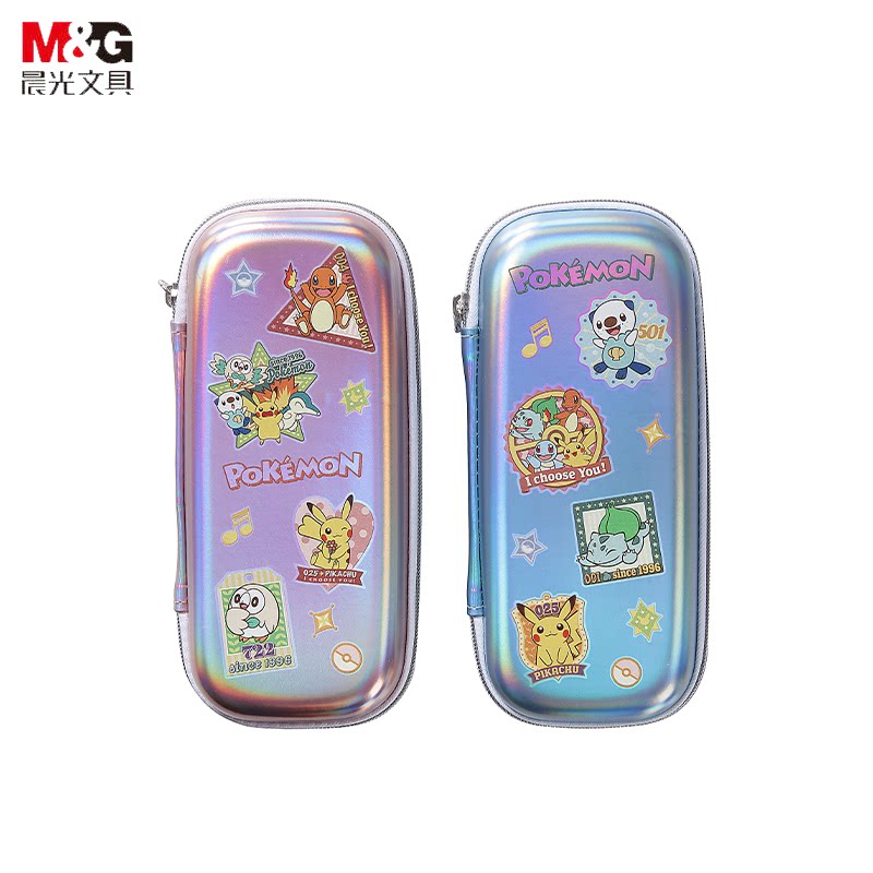 晨光宝可梦笔袋小学生女孩子ins日系高颜值大容量文具盒男生版黑科技网红铅笔盒拉链款儿童双层多功能可爱风
