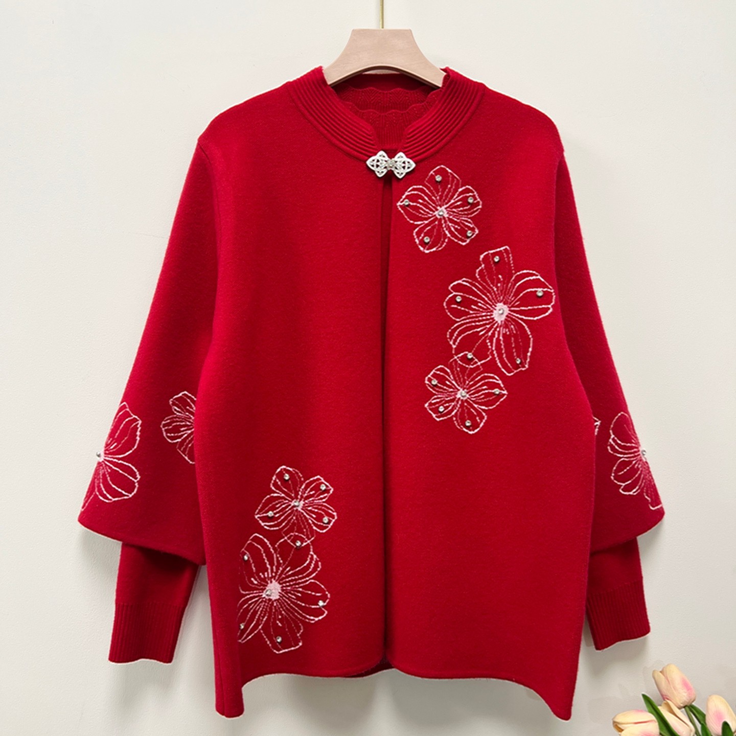 两件套妈妈冬装外套喜婆婆2026本命年衣服中老年女装秋冬过年套装