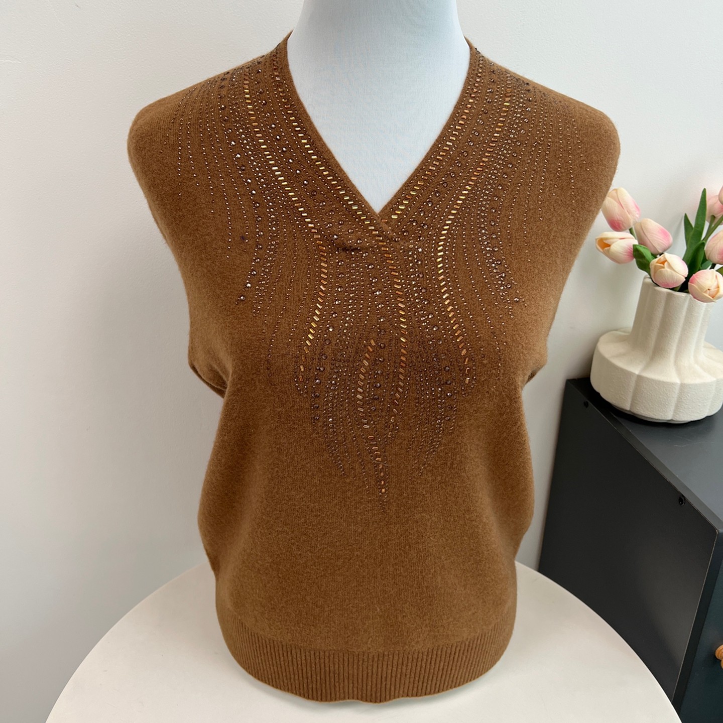 羊毛衫女100纯羊毛打底衫V领洋气妈妈秋冬季保暖毛衣中老年奶奶装,女装/女士精品,中老年女装,淘宝优惠券,粉丝福利购,淘宝优惠卷