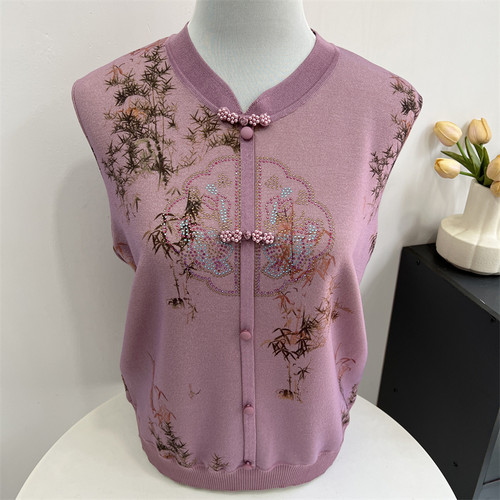 郭贵人老年妈妈秋装针织打底衫