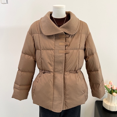 妈妈冬装羽绒服洋气保暖上衣外套