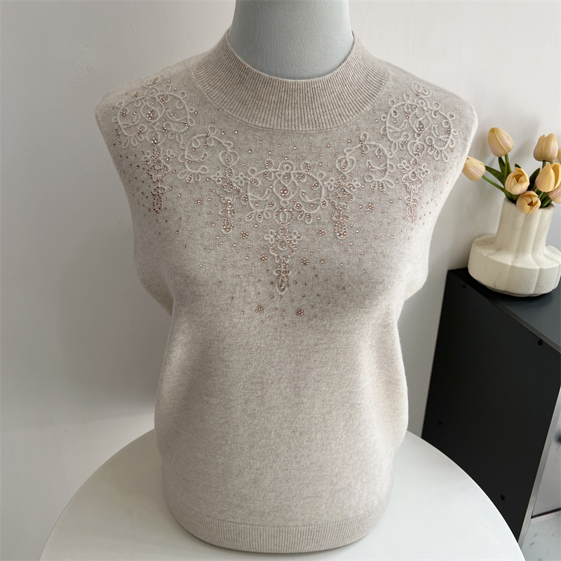 郭贵人奶奶冬装100%纯羊毛衫