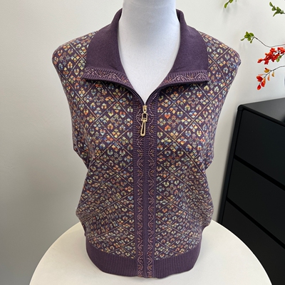 洋气妈妈秋装针织外套老太太衣服