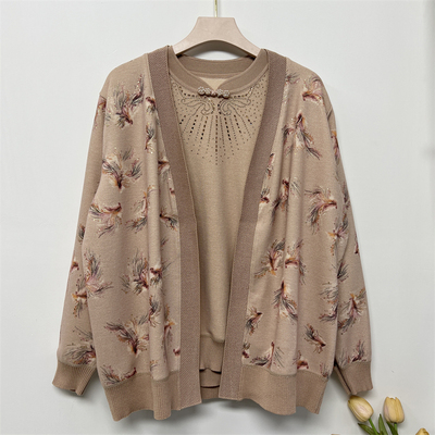 郭贵人妈妈装早秋两件套装上衣