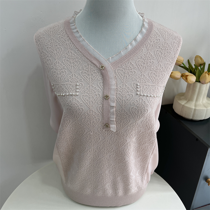 妈妈春装洋气长袖上衣薄款T恤