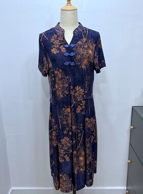 郭贵人妈妈夏装连衣裙短袖