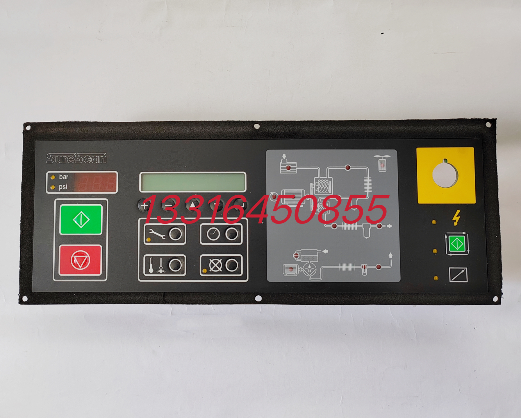 康普艾空压机控制器c20606/130控制面板显示器