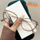氛围美 猫眼框近视眼镜女可配度数高颜值欧美风修饰脸型平光镜架