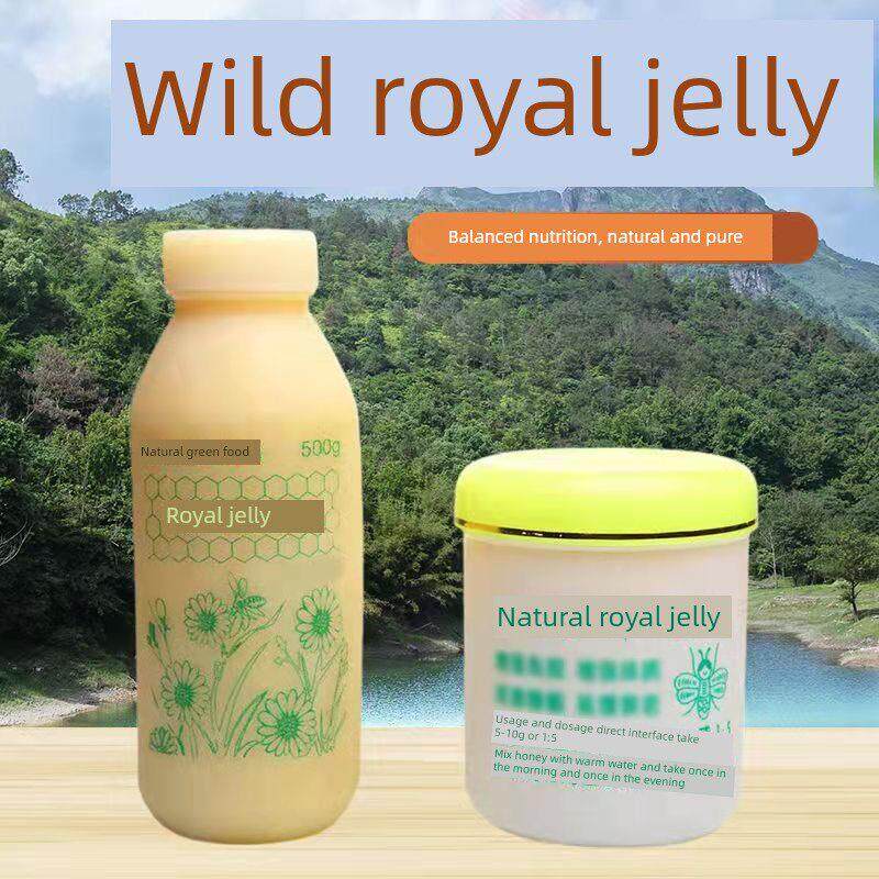 东北黑蜂纯王EIR野生农场产的天然正生宗新鲜低产量活性浆蜂王浆5