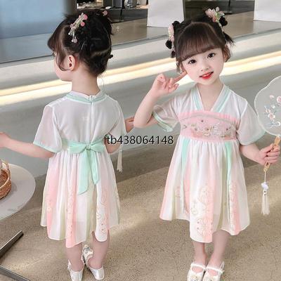 汉服儿童连衣裙夏装夏款