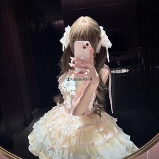 丝缎芭蕾 原创夏日狗短lolita连衣裙少女花嫁 花与珍珠匣