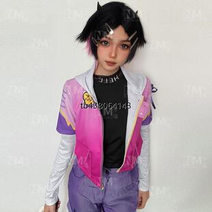瓦罗兰特无畏契约暮蝶cos戒指cos服play服装捷风贤者假发背包衣服