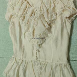 百搭法式洛丽塔衬衫假日衬衣Lolita内搭修身搭配jsk夏款宫廷风