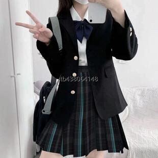 「肥猫」新日系正版原创jk格裙【初音-初盐】双子闺蜜JK制服短裙