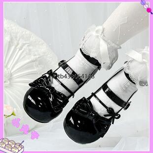 小丸子落寻森原创可爱低跟日常甜甜olita鞋doll感百搭lo鞋小皮鞋