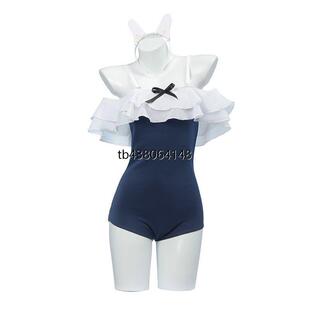 碧蓝档案cos服 月雪宫子泳衣cosplay服泳装全套二次元动漫c服女