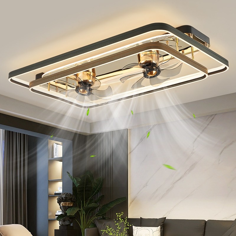 客厅主灯2025新款风扇灯现代轻奢屋灯具大气智能语音餐厅吊扇灯全,家装灯饰光源,风扇灯,淘宝优惠券,粉丝福利购,淘宝优惠卷