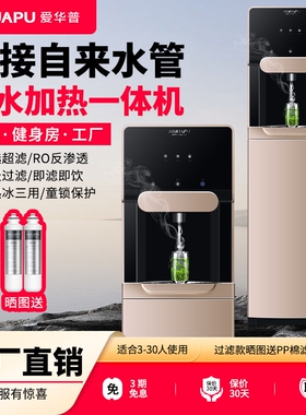 净水器家用商用直饮加热一体机自热机饮水机来水过滤管线机立式冷