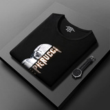 2025夏烫钻T恤镭射男大码胖打底衫亮片潮短袖QT4066-1-A8807-P60，男装T恤，电商A227B（原钱塘4066-1）