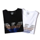 2025夏烫钻T恤镭射男士大码胖打底衫亮片潮短袖QT4066-1-A928-P45，男装T恤，电商A227B（原钱塘4066-1）