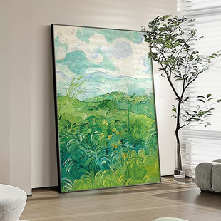 北欧玄关挂画肌理画现代艺术抽象画客厅装 饰画艺术高级感名画油画