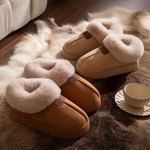 学生鞋 2025冬季 加绒保暖雪地靴女士舒适百搭休闲外穿厚底防滑棉鞋