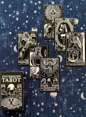 塔罗牌塔luo牌逆转反转反色马赛 Inversion Tarot in aTin 卡牌