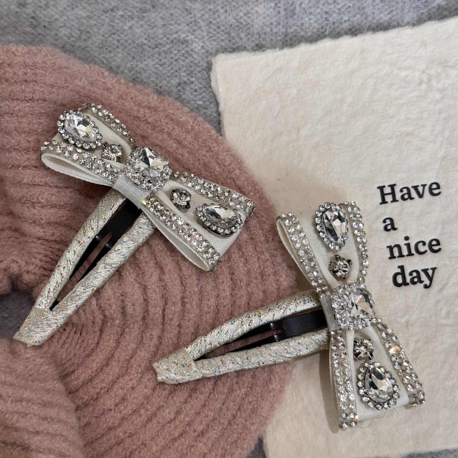 轻奢高级感精致百搭BB夹侧边刘海