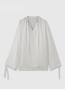 TWOROSES专柜流光感醋酸 法式宫廷风可外穿睡衣衬衫/空气裤/睡裙