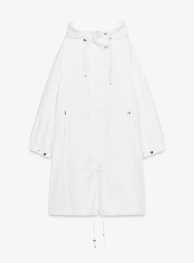 TWOROSES2025秋季新品女装 系列连帽宽松派克外套 日本防泼水科技