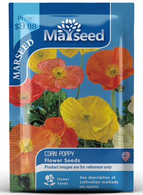 【MARSEED火星家】四季盆栽好看整包100粒冰岛虞美人种子籽孑