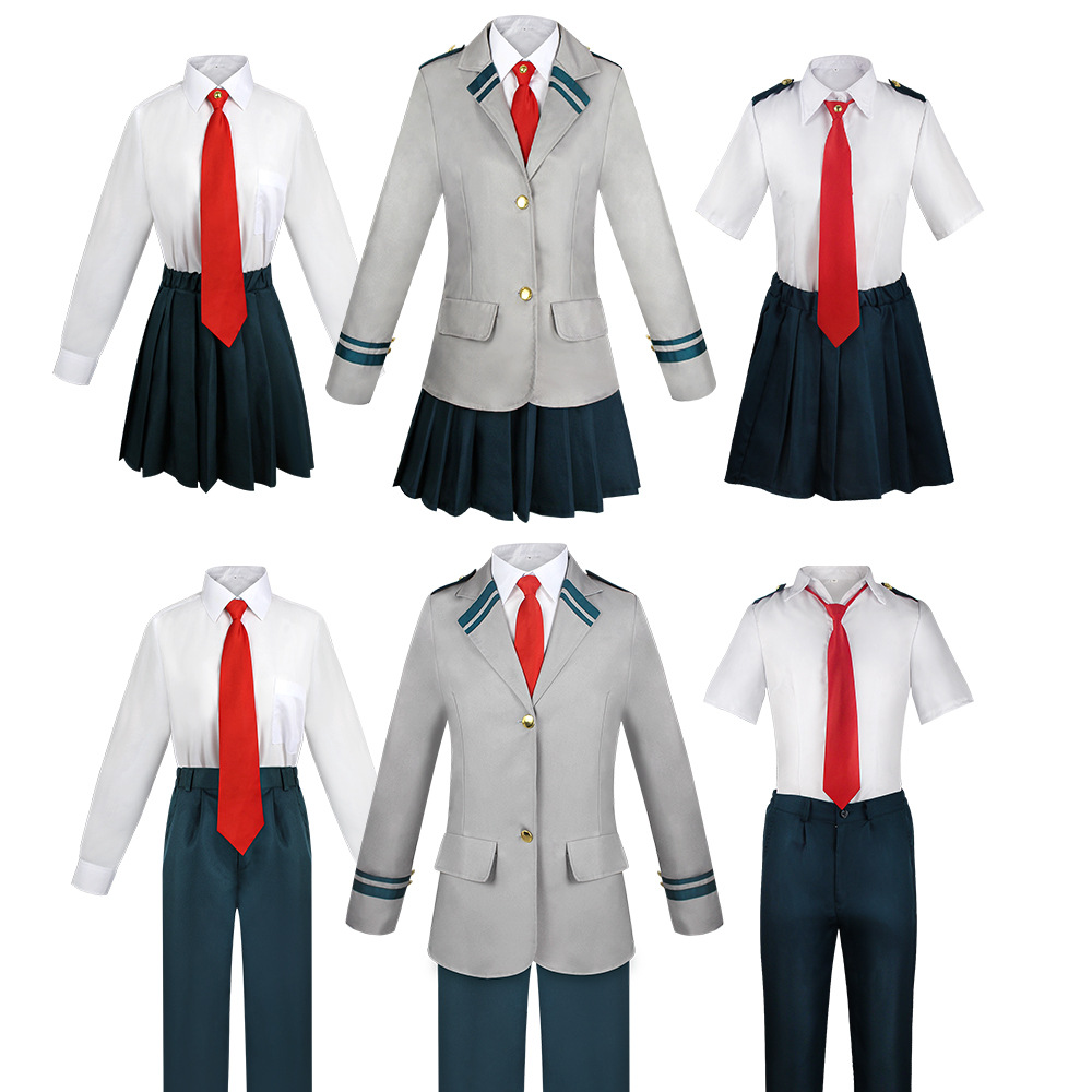 我的英雄学院衣服绿谷出久爆豪胜己丽日御茶子轰焦冻校服制服