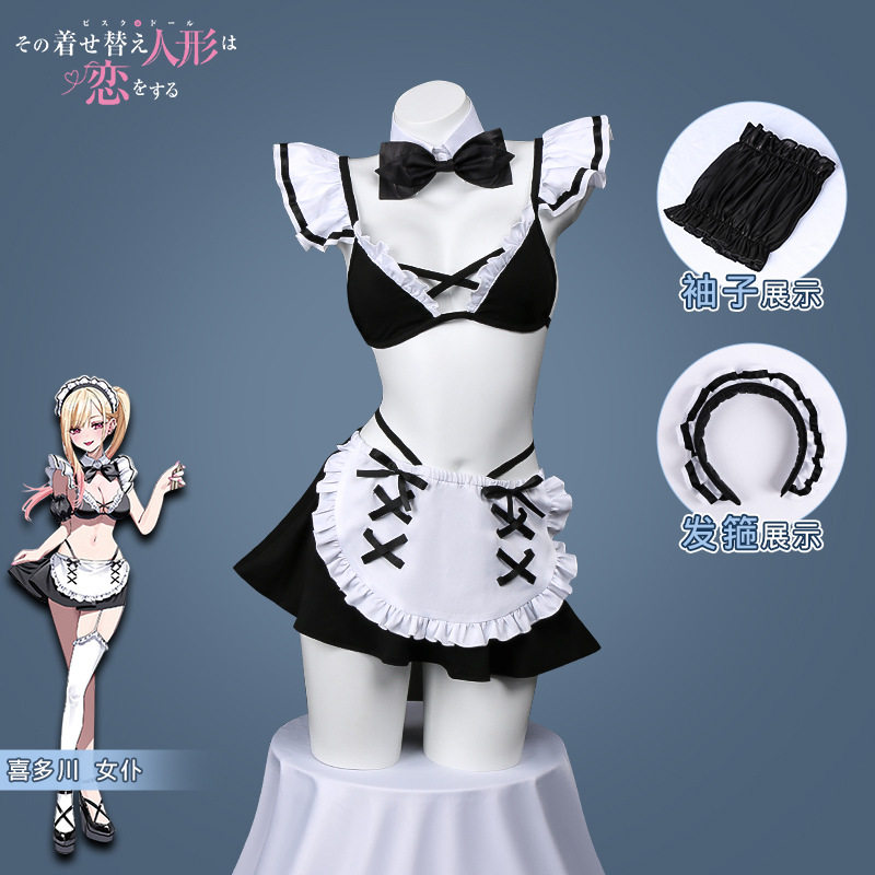 更衣人偶坠入爱河cos服喜多川海梦女仆装cosplay服装风泳装