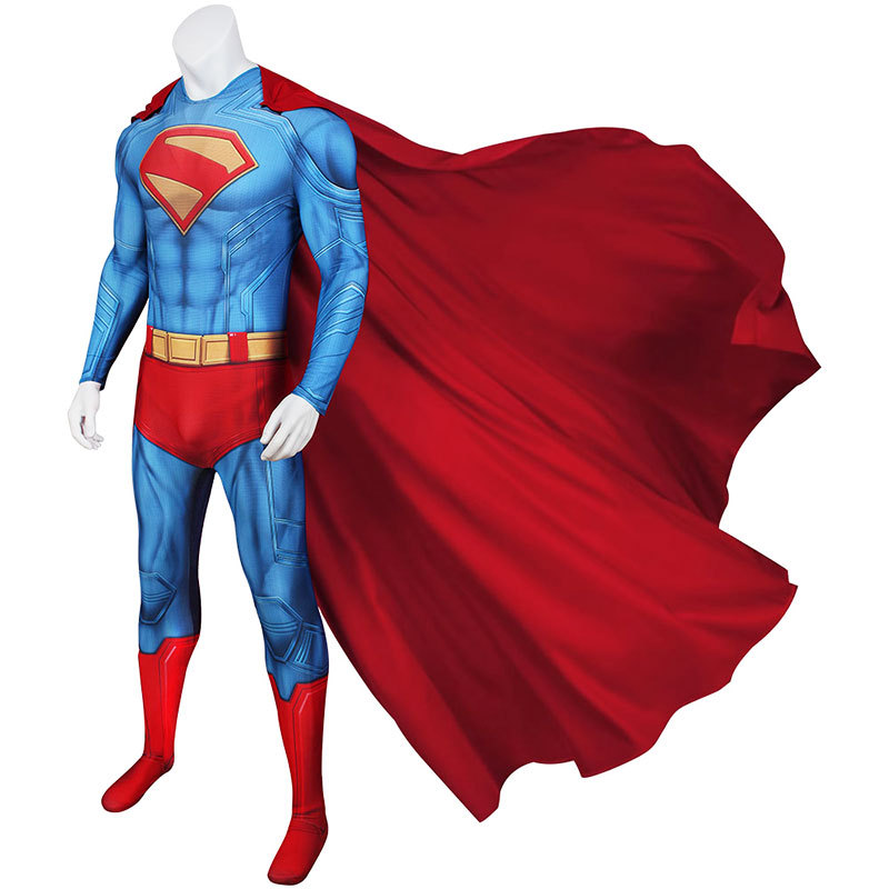 Clark2025超人连体衣cos服克拉克小氪cosplay男万圣节连体衣印花