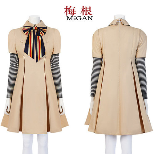 M3GAN/梅根cos服电影女主连衣裙同款cosplay服装女成人儿童款全套
