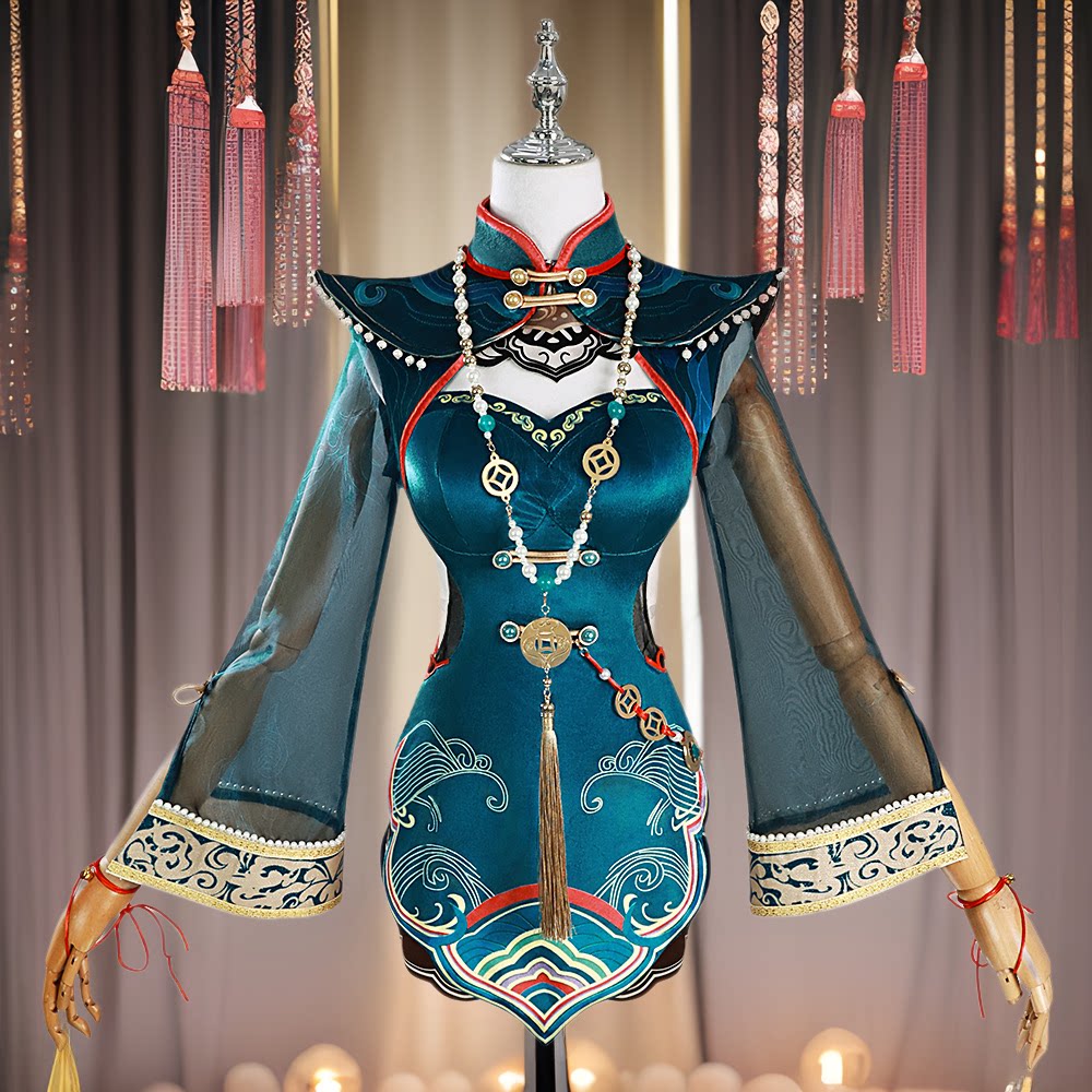 永劫无间cos服玉玲珑小僵尸墨行衣cosplay服装二次元游戏动漫服女