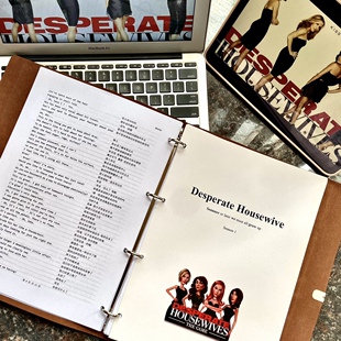 【Desperate Housewive】绝望主妇中英文台词字幕本活页夹笔记本