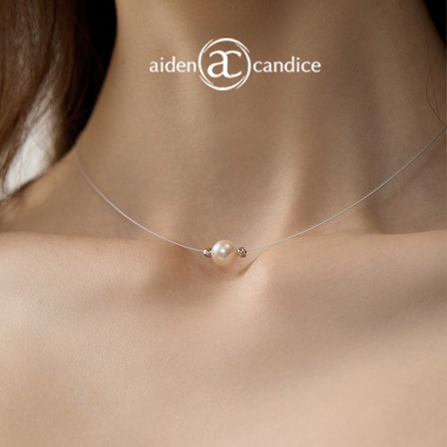 锁骨链珍珠aidencandice