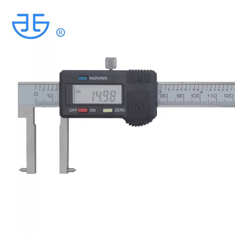 青量内尖头数显卡尺游标卡尺高精度工业级不锈钢内径内孔测量工具