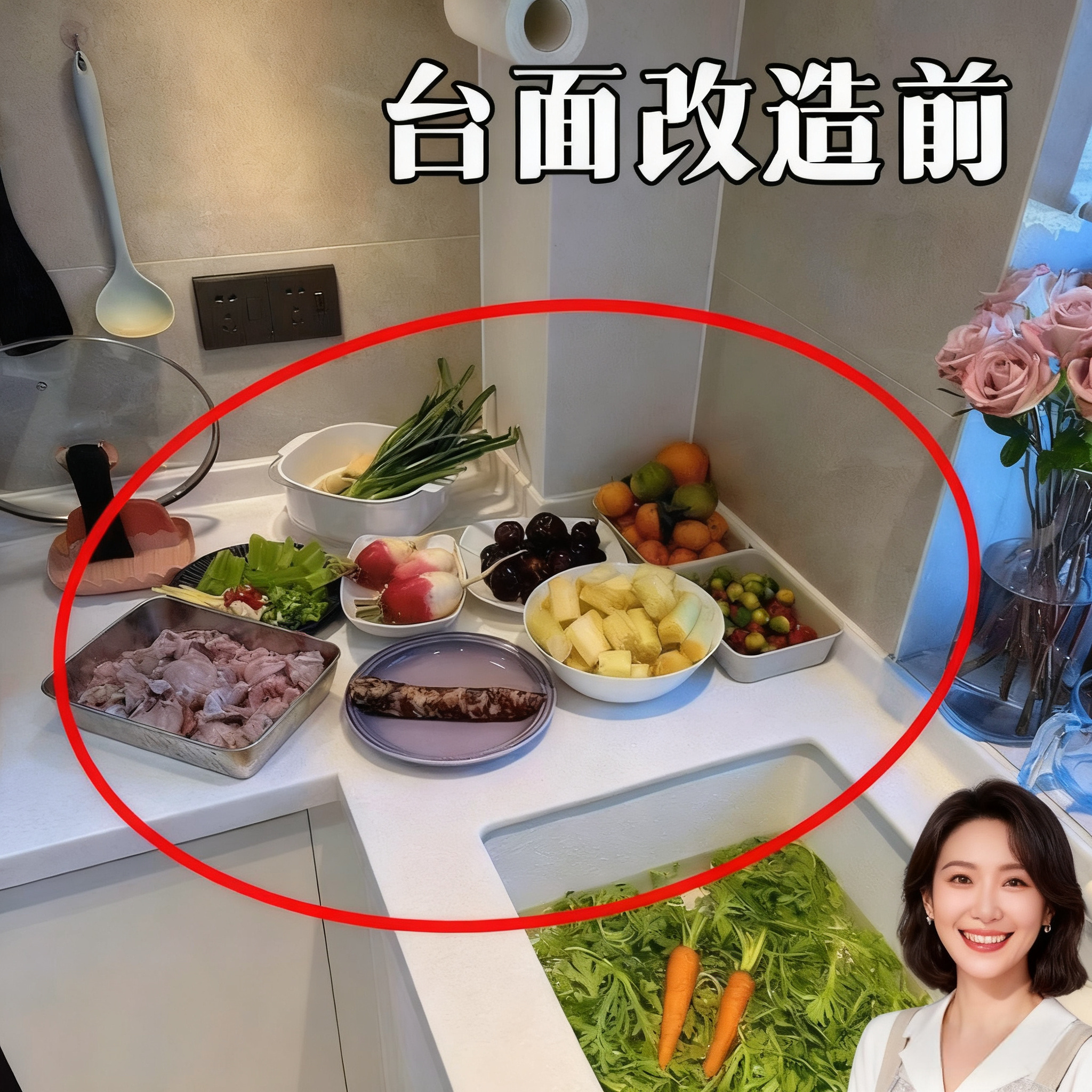 吸盘厨房备菜置物架壁挂多层